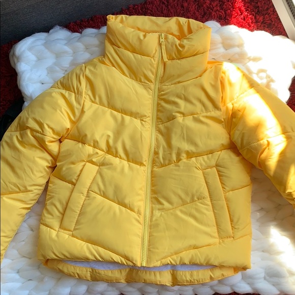 Nwt Abercrombie Fitch Xxs Yellow Puffer 
